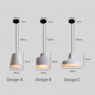 DELIA Cement Pendant Light