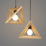 SIMIG Geometric Woody Pendant Lamp
