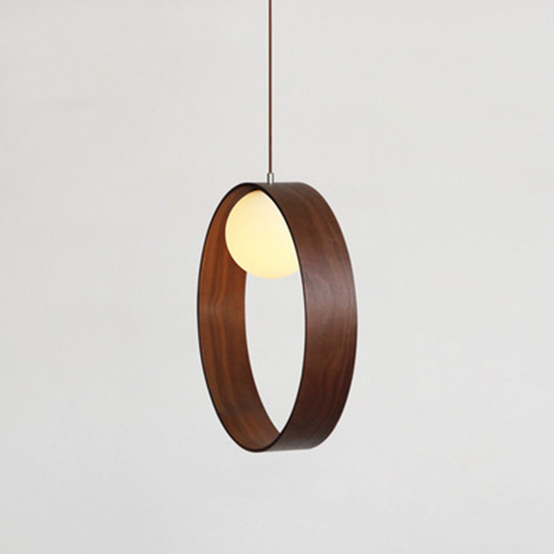 RING Wooden Pendant Light