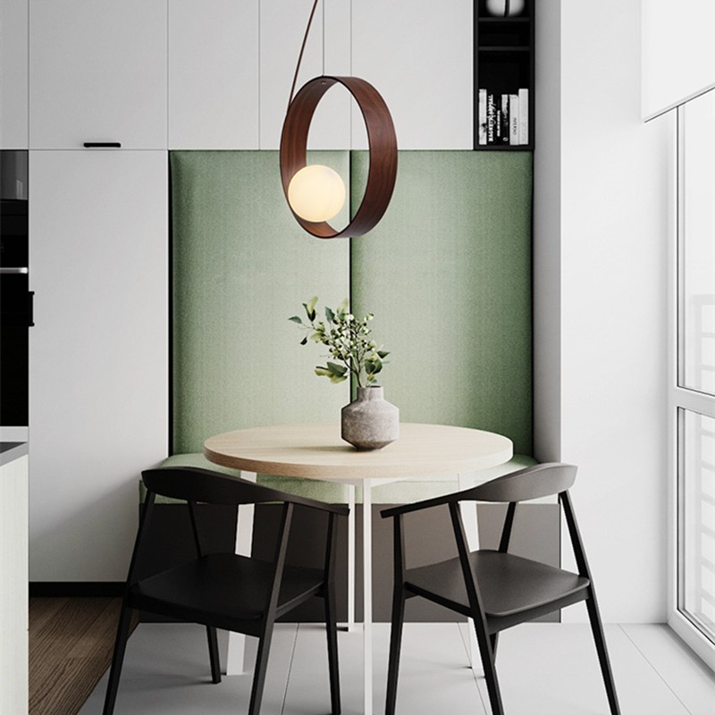 RING Wooden Pendant Light