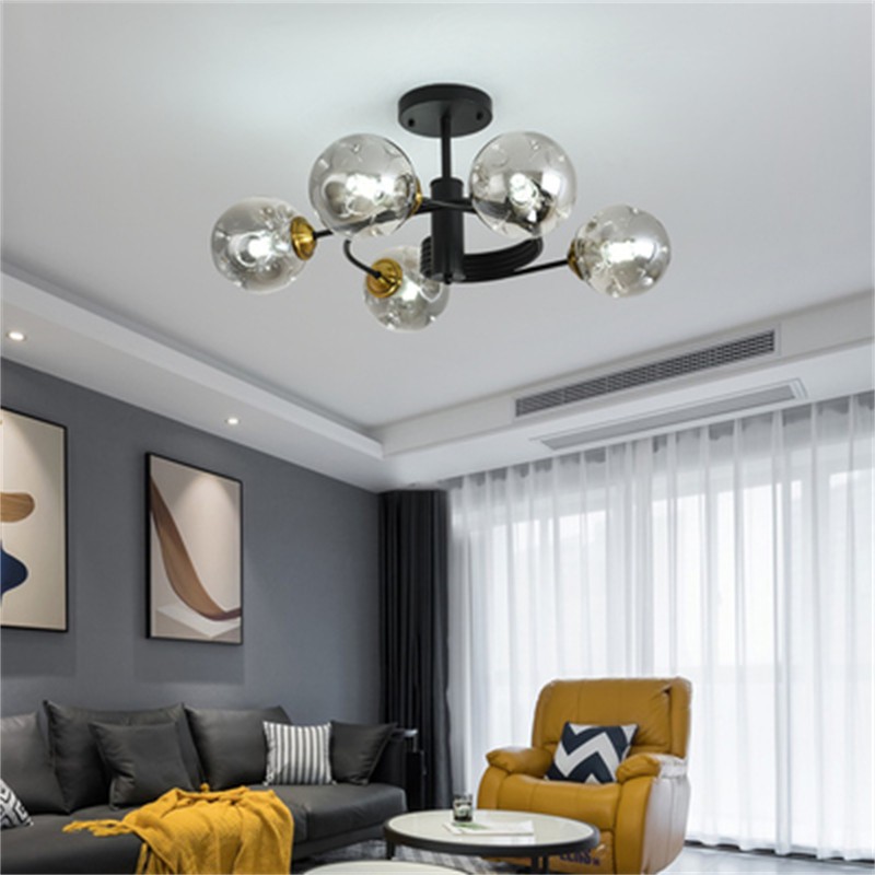 Globe Combination Pendant Lamp