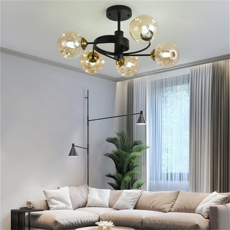 Globe Combination Pendant Lamp