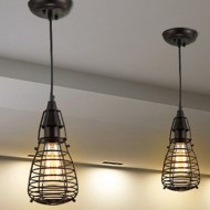 HEDRON Web Cage Pendant Light