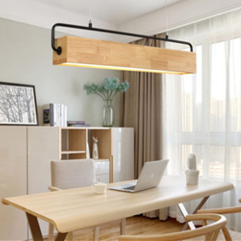 HEDVA Scandinavian Wooden Pendant Light