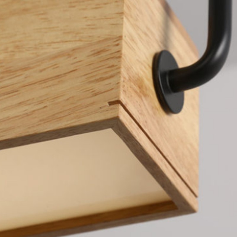 HEDVA Scandinavian Wooden Pendant Light