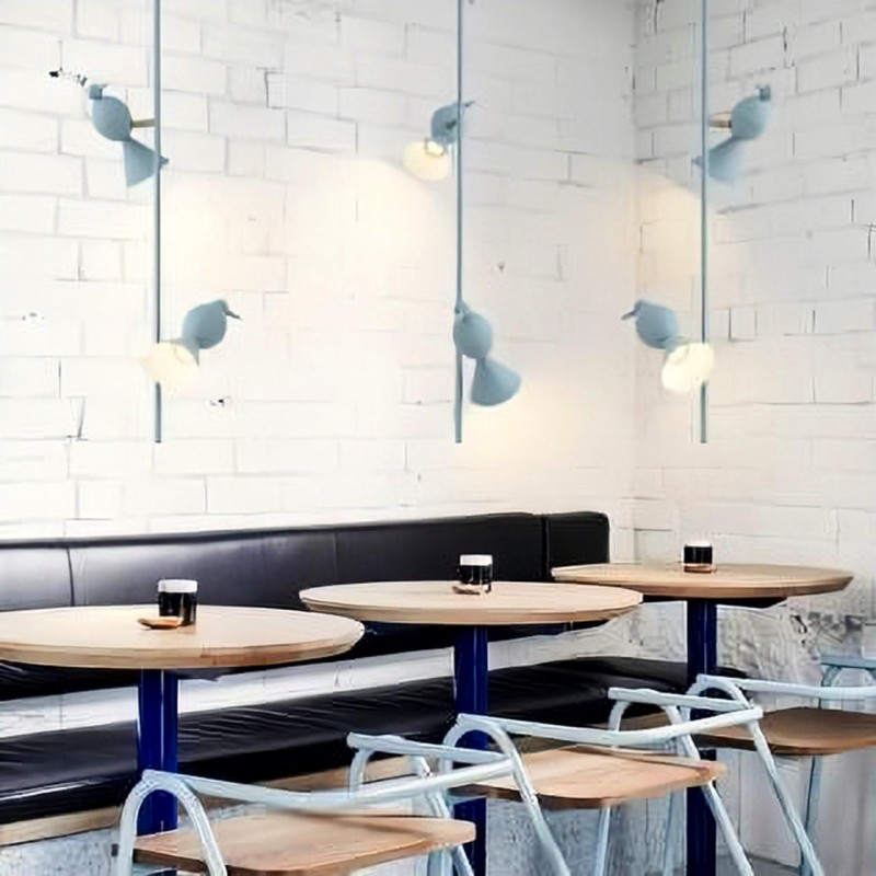 FLYCATCHER مصباح معلق على شكل طائر جاثم