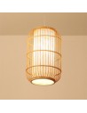 Leather Wooden Pendant Light