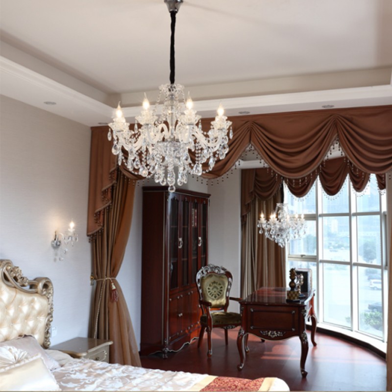 Candlestick Crystal Chandelier