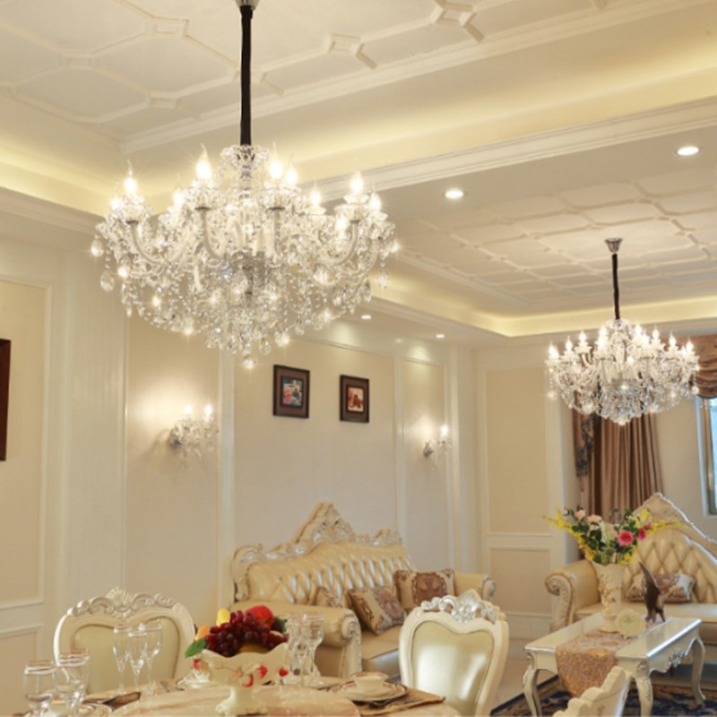 Candlestick Crystal Chandelier