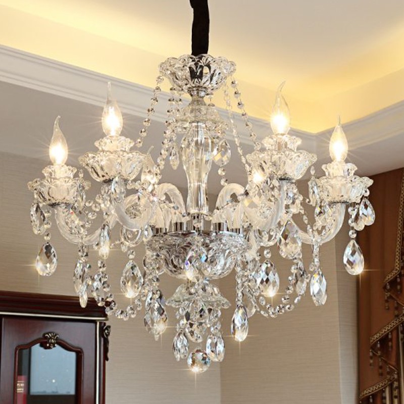 Candlestick Crystal Chandelier