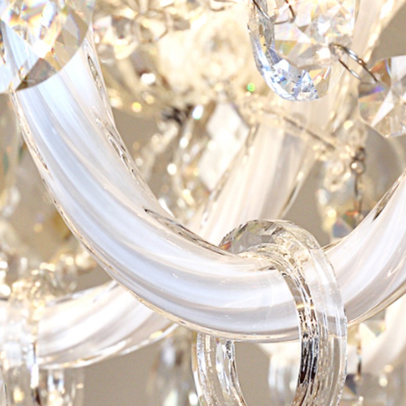 Candlestick Crystal Chandelier