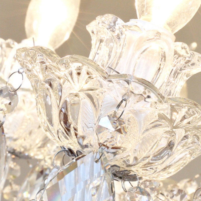 Candlestick Crystal Chandelier