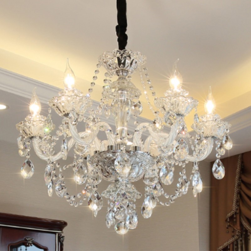 Candlestick Crystal Chandelier