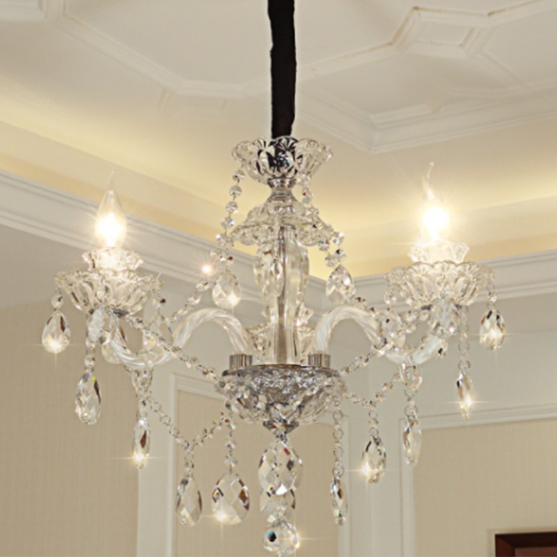 Candlestick Crystal Chandelier