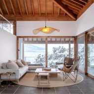 غرفة الشاي زن المنسوجة عاكس الضوء قلادة الخفيفة