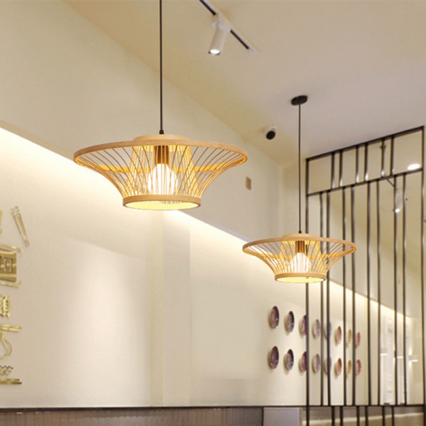 الصينية فانوس الفن الروطان قلادة الخفيفة