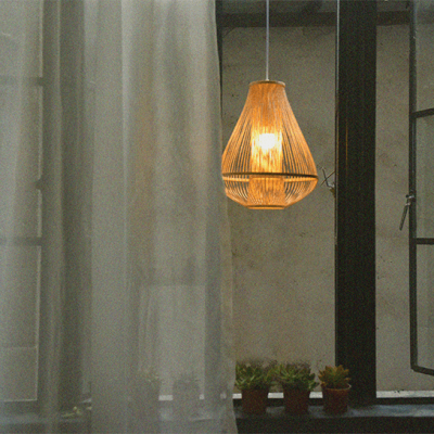 النمط الصيني الروطان قلادة الخفيفة