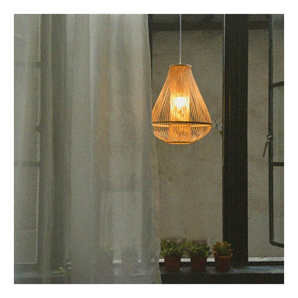 النمط الصيني الروطان قلادة الخفيفة