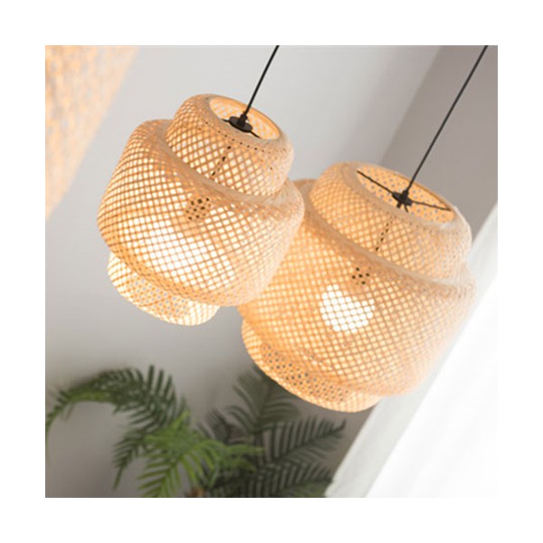 Inn Rattan Pastoral Zen Pendant Light