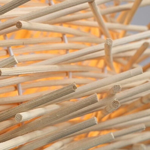 عش الطائر البسيط الإبداعية قلادة الروطان الخفيفة