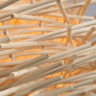 عش الطائر البسيط الإبداعية قلادة الروطان الخفيفة