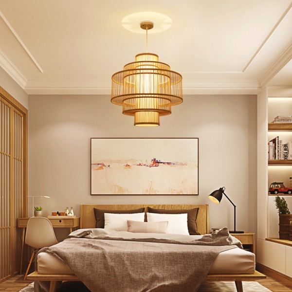 ثريا إبداعية لنسج الخيزران الصيني