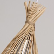 ضوء قلادة العريس الرجعية الخيزران