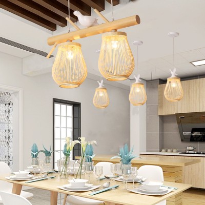Aisle Rattan Decoration Pendant Light